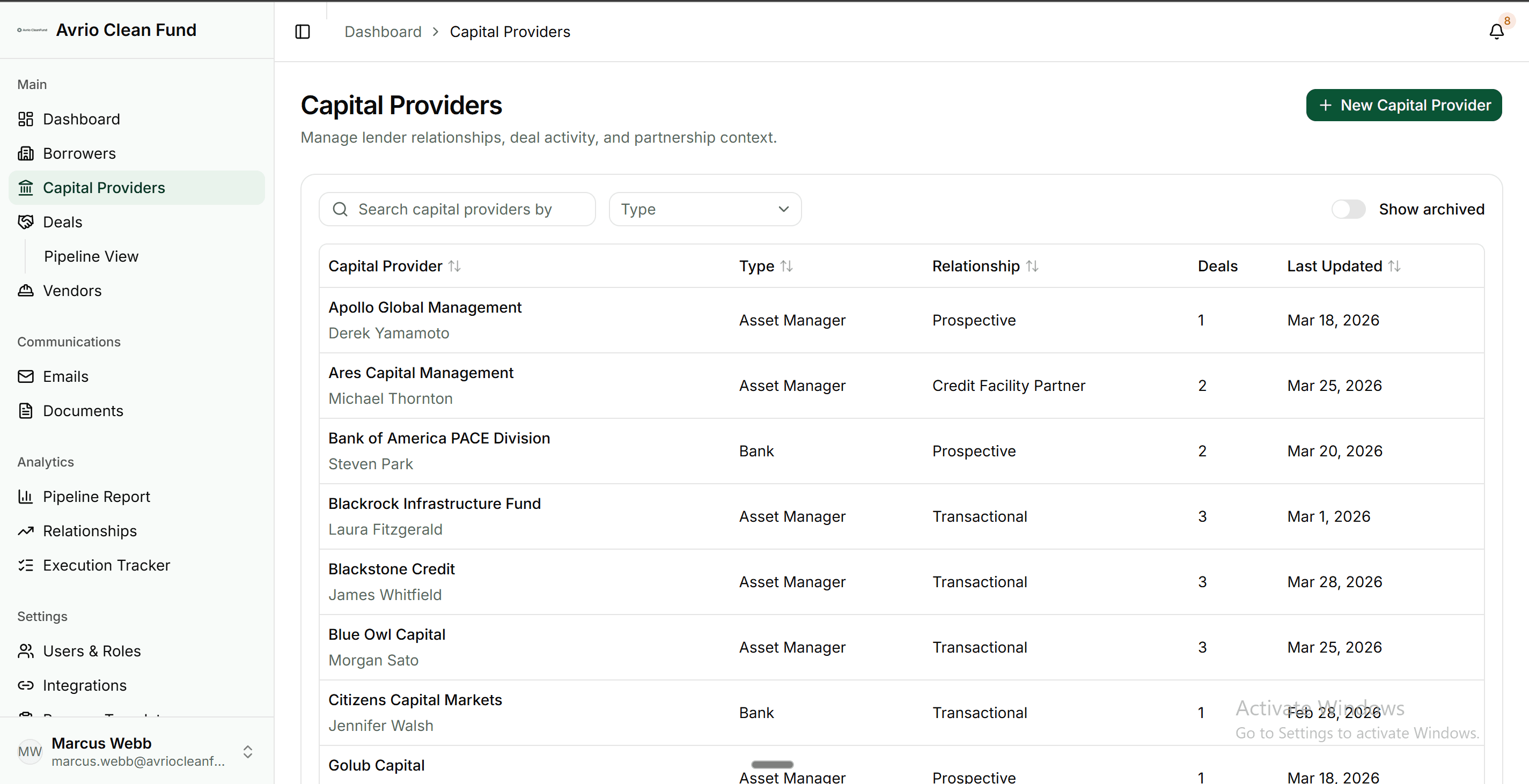 Private Credit Deal Flow Platform